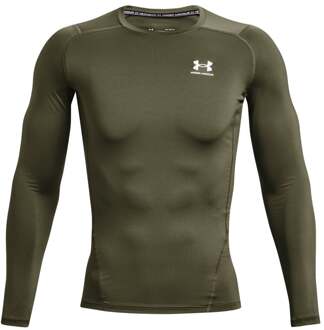 Heatgear Comp Longsleeve Heren olijf - M