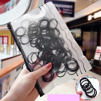 Heatless Curling Staaf Hoofdband Krullen Zijden Lint Lui Krultang Haar Rollen Slapen Soft Wave Formers Vrouwen Haar Styling Tools 100 stk zwart