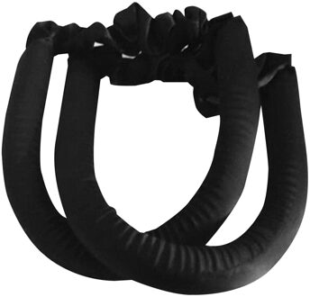 Heatless Curling Staaf Hoofdband Krullen Zijden Lint Lui Krultang Haar Rollen Slapen Soft Wave Formers Vrouwen Haar Styling Tools zwart
