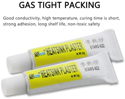 Heatsink Plaster Thermal Adhesive Cooling Paste Strong Adhesive Compound Glue For Heat Sink Thermal Conductive Viscous Dropship