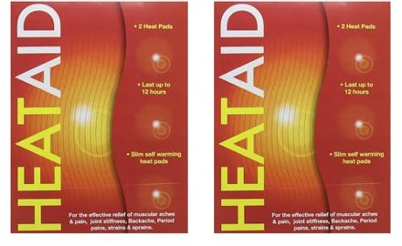 Heatwrap Healthpoint Heat Aid Self Warming Heat Pads 2 x 2 st