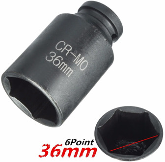 Heavy Duty 36mm Deep Impact Socket 1/2" Drive 6 point Bi-Hex Hub Nut Flywheel