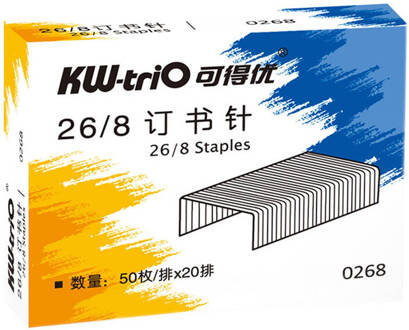 Heavy Duty Nietmachine Nietjes 26/8 1000Pcs Metal Silver Boekbinden Nietjes Office Binder Levert