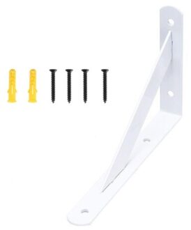 Heavy Duty Rvs Plank Beugel Montage Driehoek Hoek Beugels Voor Bureau Tafel Werk Ruimtebesparend Meubels F62A wit 02