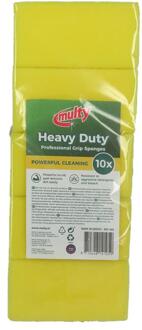 Heavy Duty schuursponsen 10-pack Geel