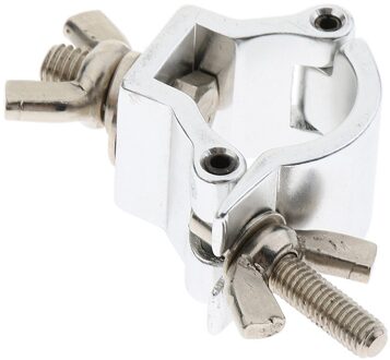 Heavy Duty Stage Licht Haak Klem Fit 18Mm-21Mm Od Tubing Pijp Slaginstrumenten zilver
