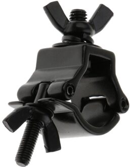 Heavy Duty Stage Licht Haak Klem Fit 18Mm-21Mm Od Tubing Pijp Slaginstrumenten zwart