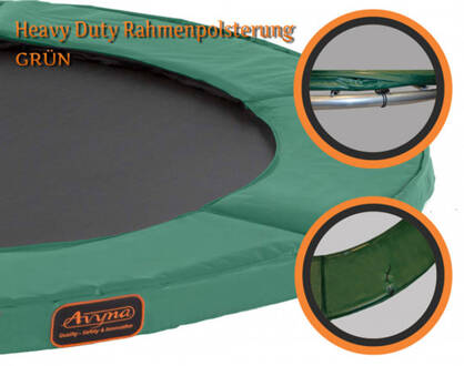 Heavy Duty Universeel Trampoline Randkussen Ø 245 cm Groen