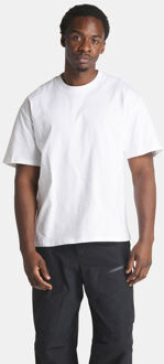 Heavy Faded T-Shirt Wit - S