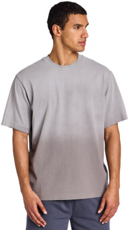 Heavyweight Distressed Relaxed Fit T-shirts Heren - Grijs - Maat L - Katoen Jersey Grey