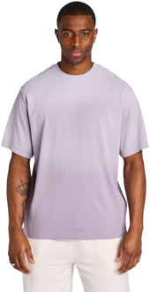 Heavyweight Distressed Relaxed Fit T-shirts Heren - Paars - Maat XL - Katoen Jersey Purple