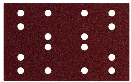 Hechtschuurbladen 80 x 133 mm, P 120, 16 gaten met klithechting (SRA) - 635194000