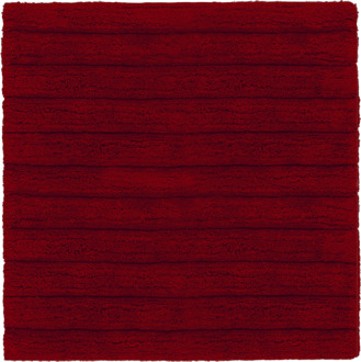 Heckett & Lane Badmat Vivienne - Spicy Rood - Bidetmat 60x60 Cm