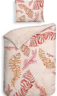 Heckett & Lane Dekbedovertrek Katoen-Satijn - Double Face - Kamea - Eenpersoons (140x200 Cm) - Roze Katoen-satijn - - Heckett Lane - Dekbed-Discounter.nl