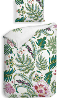 Heckett & Lane Dekbedovertrek Katoen-Satijn - Double Face - Tiera - Eenpersoons (140x200 Cm) - Wit Katoen-satijn - - Heckett Lane - Dekbed-Discounter.nl - 140 x 200/220 cm