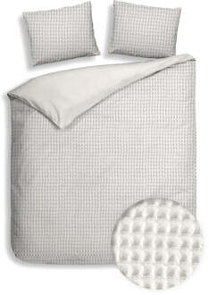 Heckett & Lane Dekbedovertrek Katoen Vafala - Crème - Eenpersoons (140x200 Cm) - Crème Katoen - Effen - Heckett Lane - Dekbed-Discounter.nl