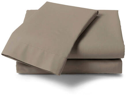 Heckett & Lane Elementi Laken Katoen Satijn - taupe grey 270x290