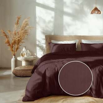 Heckettlane dekbedovertrek Banda - Marsala Bruin - Lits-jumeaux XL 260x200/220 cm