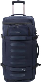 Hedgren Comby Compact Wheeled Duffle 75 peacoat bluereistas met wielen Blauw - H 68 x B 34,5 x D 32 cm