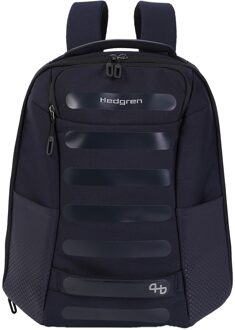 Hedgren Comby Handle L 15,6" peacoat blue backpack Blauw - H 44 x B 31 x D 19