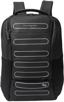 Hedgren Comby Performance Handle Laptop Backpack M 15.6" Expandable black Zwart - H 44 x B 31 x D 19 cm