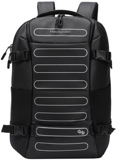Hedgren Comby Performance Trip M Handbagage Rugzak - Uitbreidbaar - met 15.6" laptopvak - met RFID bescherming - zwart weekendtas - H 46 x B 34 x D 20 cm