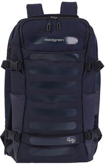 Hedgren Comby Trip L 15,6" peacoat blue backpack Blauw - H 53 x B 34 x D 20