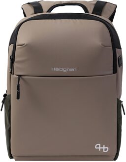 Hedgren Commute Tram 15,4" vintage beige eco backpack - H 40 x B 32 x D 15