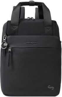Hedgren Furo Rappu Laptop Backpack M 15.6" black Zwart - H 37 x B 28 x D 13 cm