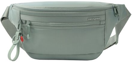 Hedgren Inner City Branco sling bagbag - met RFID bescherming - green milieu damestas heuptas Groen - H 18.5 x B 33 x D 9 cm