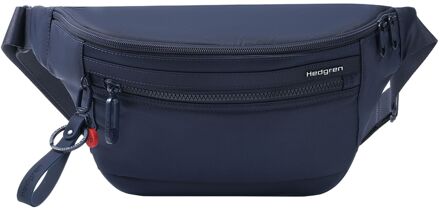 Hedgren Inner City Branco sling bagbag - met RFID bescherming - total eclipse damestas heuptas Blauw - H 18.5 x B 33 x D 9 cm