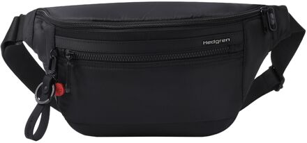 Hedgren Inner City Branco sling bagbag - met RFID bescherming - zwart damestas heuptas - H 18.5 x B 33 x D 9 cm