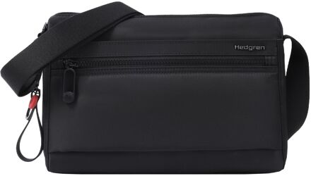 Hedgren Inner City Eye Schoudertas M - met RFID bescherming - zwart damestas - H 21.5 x B 27.5 x D 10 cm
