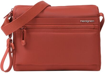 Hedgren Inner City Eye Schoudertas - met RFID bescherming - dahlia red damestas Rood - H 16 x B 22 x D 10 cm