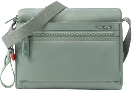 Hedgren Inner City Eye Schoudertas - met RFID bescherming - green milieu damestas Groen - H 16 x B 22 x D 10 cm