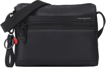 Hedgren Inner City Eye Schoudertas - met RFID bescherming - zwart damestas - H 16 x B 22 x D 10 cm