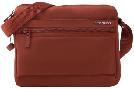 Hedgren Inner City Eye Shoulderbag dahlia red damestas Rood - H 16 x B 22 x D 10 cm