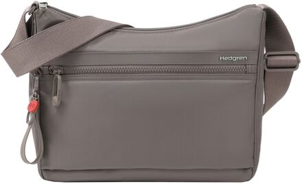 Hedgren Inner City Harper's Schoudertas S - met RFID bescherming - sepia damestas Beige - H 19.5 x B 28 x D 3.5 cm
