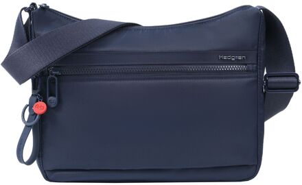 Hedgren Inner City Harper's Schoudertas S - met RFID bescherming - total eclipse damestas Blauw - H 19.5 x B 28 x D 3.5 cm