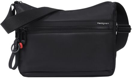 Hedgren Inner City Harper's Schoudertas S - met RFID bescherming - zwart damestas - H 19.5 x B 28 x D 3.5 cm