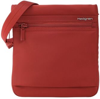 Hedgren Inner City Leonce Shoulderbag dahlia red damestas Rood - H 23 x B 20 x D 2 cm