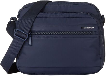 Hedgren Inner City Metro Schoudertas total eclipse damestas Blauw - H 20.5 x B 25 x D 9.5 cm