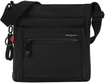 Hedgren Inner City Orva Schoudertas - met RFID bescherming - zwart damestas - H 25.5 x B 24 x D 8.5 cm