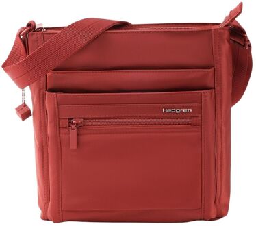 Hedgren Inner City Orva Shoulderbag dahlia red damestas Rood - H 25.5 x B 24 x D 8.5 cm
