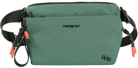 Hedgren Jun Waistbag duck green damestas heuptas Groen - H 14.5 x B 21 x D 4.5 cm