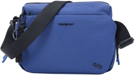 Hedgren Kosho Medium Crossover bellwether blue damestas Blauw - H 18.5 x B 22 x D 9.5 cm