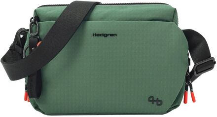 Hedgren Kosho Medium Crossover duck green damestas Groen - H 18.5 x B 22 x D 9.5 cm