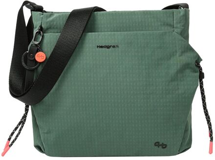 Hedgren Makoto Crossover Square duck green damestas Groen - H 31 x B 38.5 x D 12 cm
