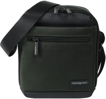 Hedgren Next App Crossbody Schoudertas - met RIFD becherming - deep depths damestas Groen - H 21.5 x B 16.5 x D 8 cm