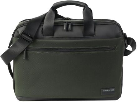 Hedgren Next Display Laptop Rugzak / Schoudertas - 15.6" laptopvak - met RFID bescherming - deep depths schoudertas heren Groen - H 34 x B 40 x D 12.5 cm